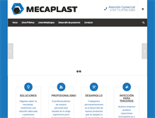 Tablet Screenshot of mecaplast.com.ar